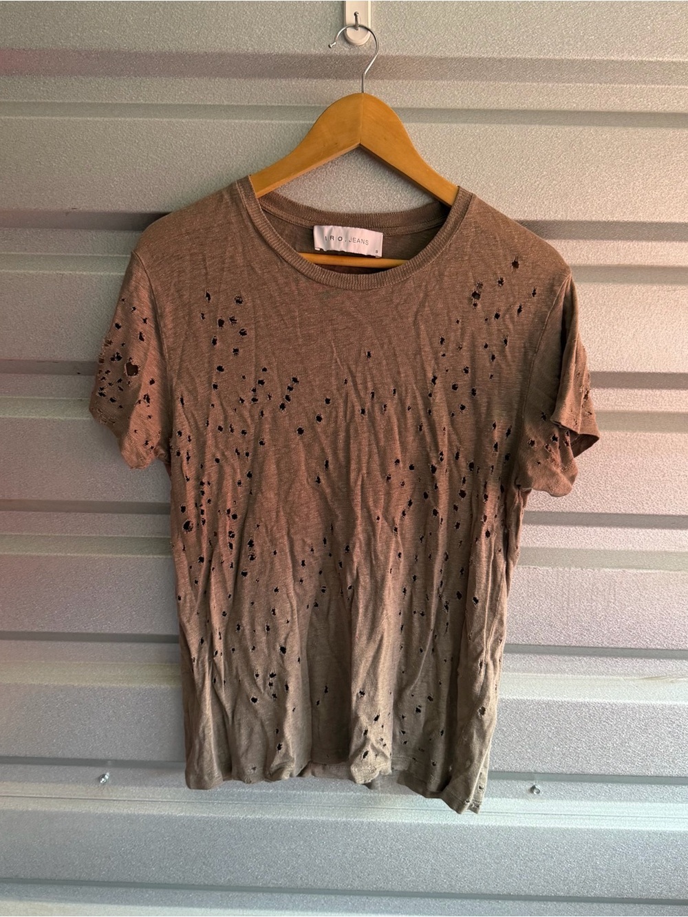 IRO SIJA distressed tee